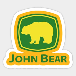 John Bear Sticker